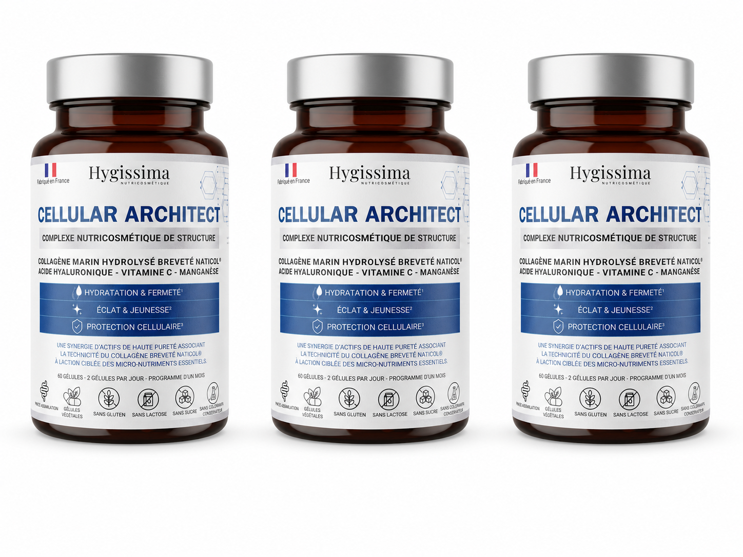 CELLULAR ARCHITECT - Complexe Nutricosmétique de Structure - Cure 3 mois